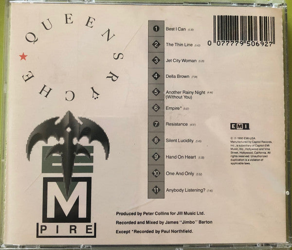 Queensrÿche : Empire (CD, Album)