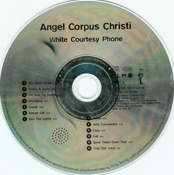 Angel Corpus Christi : White Courtesy Phone (CD, Album)
