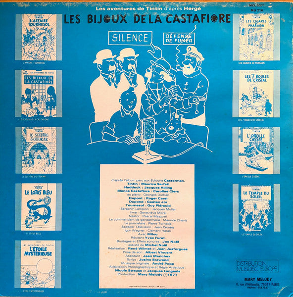Hergé : Les Aventures De Tintin : Les Bijoux De La Castafiore (LP)