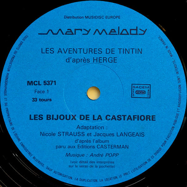 Hergé : Les Aventures De Tintin : Les Bijoux De La Castafiore (LP)