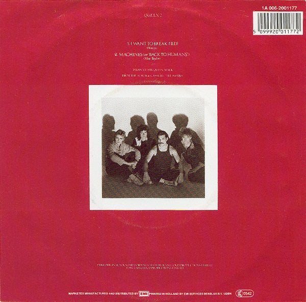 Queen : I Want To Break Free (7", Single)