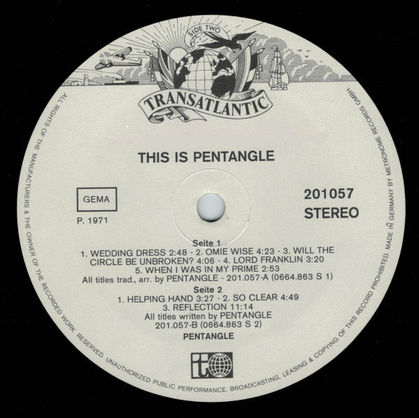 Pentangle : This Is Pentangle (LP, Comp)
