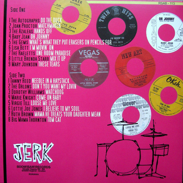 Various : The Jerk Boom! Bam! Vol 3 - Girls Round 1 (LP, Comp)