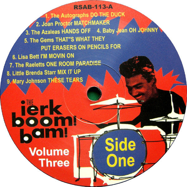 Various : The Jerk Boom! Bam! Vol 3 - Girls Round 1 (LP, Comp)