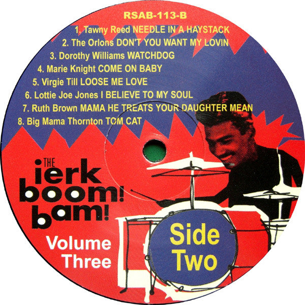 Various : The Jerk Boom! Bam! Vol 3 - Girls Round 1 (LP, Comp)