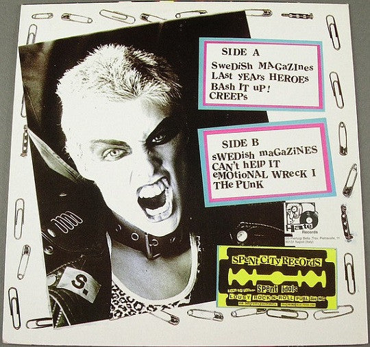 The Spent Idols : Punk Rock! (10", MiniAlbum)