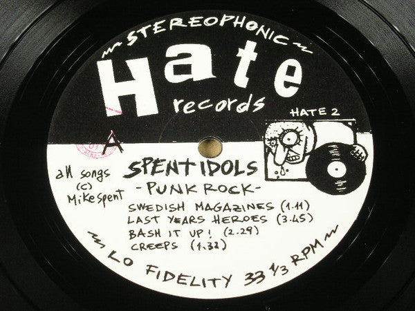 The Spent Idols : Punk Rock! (10", MiniAlbum)