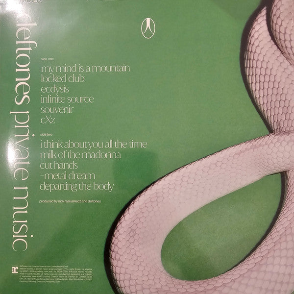 Deftones : Private Music (LP, Album, Cle)