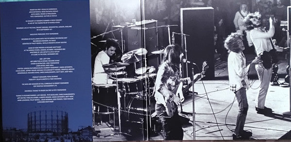 The Who : Live At The Oval 1971 (2xLP, Album, Ltd, Blu)