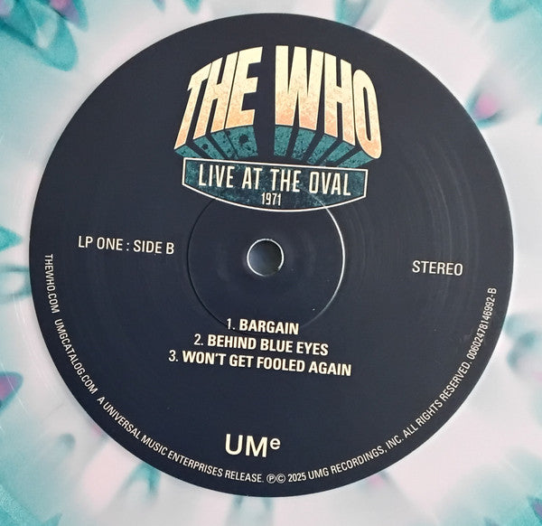 The Who : Live At The Oval 1971 (2xLP, Album, Ltd, Blu)