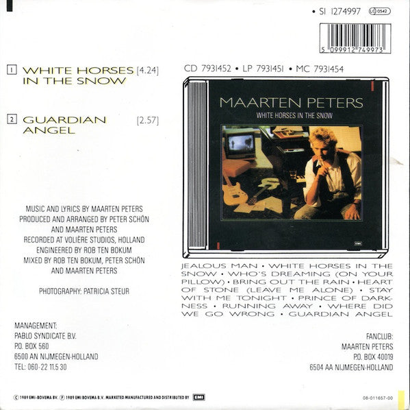Maarten Peters : White Horses In The Snow (7", Single)