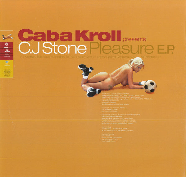Caba Kroll Presents CJ Stone : Pleasure E.P. (12", EP)