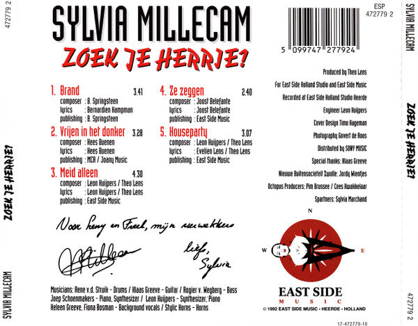 Sylvia Millecam : Zoek Je Herrie? (CD, Album)