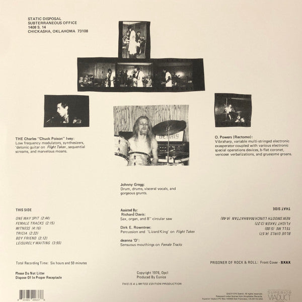 Debris' : Static Disposal (LP, Album, RE)