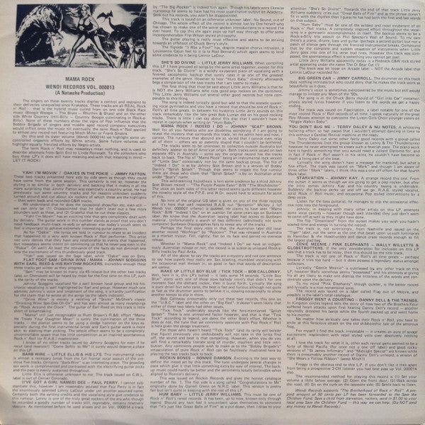 Various : Mama Rock (LP, Comp)