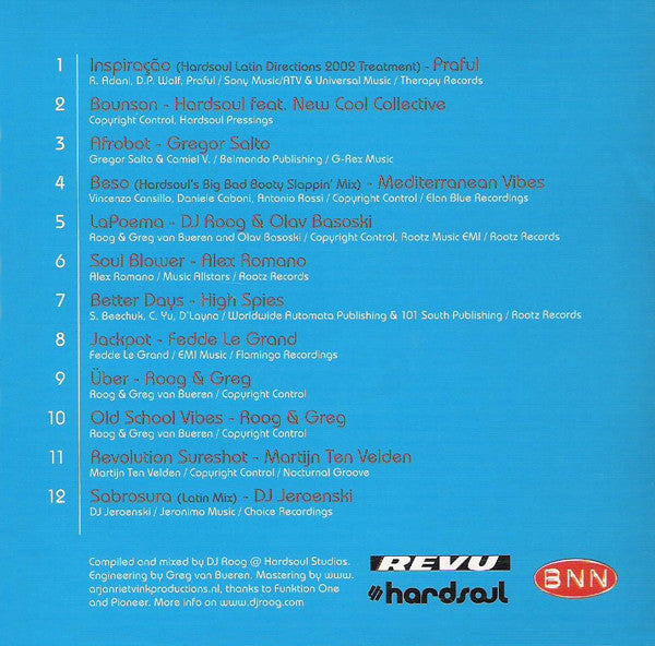 Roog : Very Bed Music (CD, Comp, Mixed)