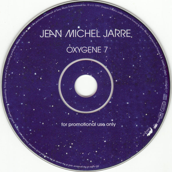 Jean-Michel Jarre : Oxygene 7 (CD, Single, Promo)