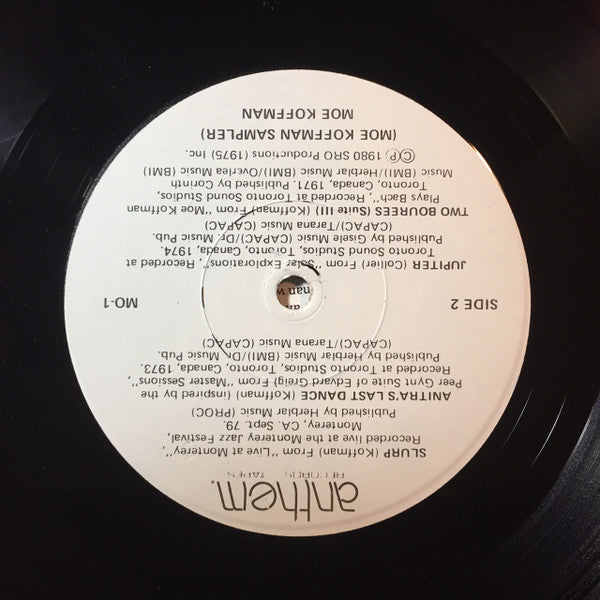 Moe Koffman Quintet : Oakville Place Presents Moe Koffman Jazz Quintet [Moe Koffman Sampler]  (LP, Comp, Promo, Smplr, Whi)