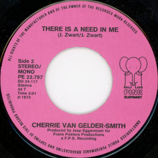 Cherry Vangelder-Smith : Silverboy (7", Single)