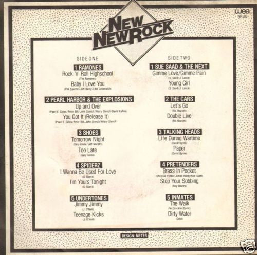 Various : New New Rock (7", Promo, Smplr)