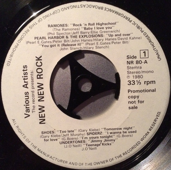 Various : New New Rock (7", Promo, Smplr)