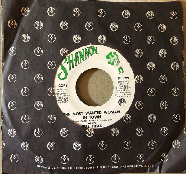 Roy Head : The Most Wanted Woman In Town (7", Single)