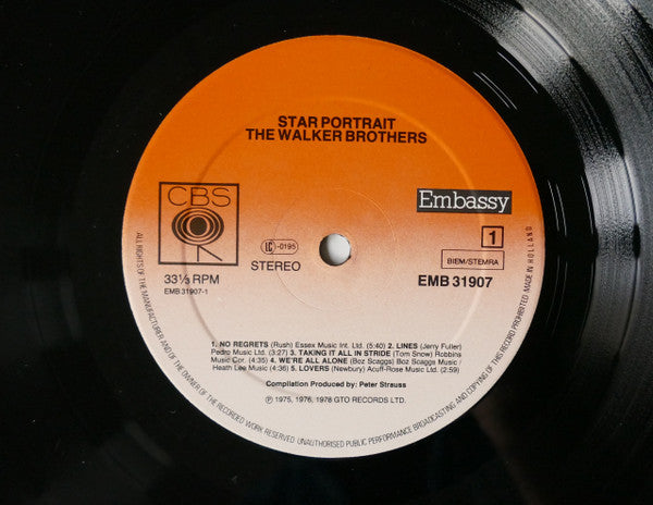 The Walker Brothers : Star Portrait (LP, Comp)