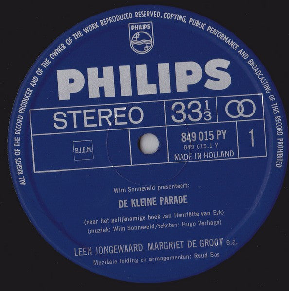 Wim Sonneveld : De Kleine Parade (LP, Album)