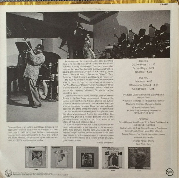 Dizzy Gillespie : The Newport Years Volume V (LP, Album, RE)