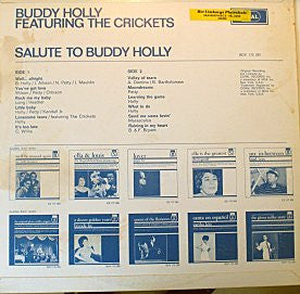Buddy Holly Featuring The Crickets (2) : Salute To Buddy Holly (LP, Comp)