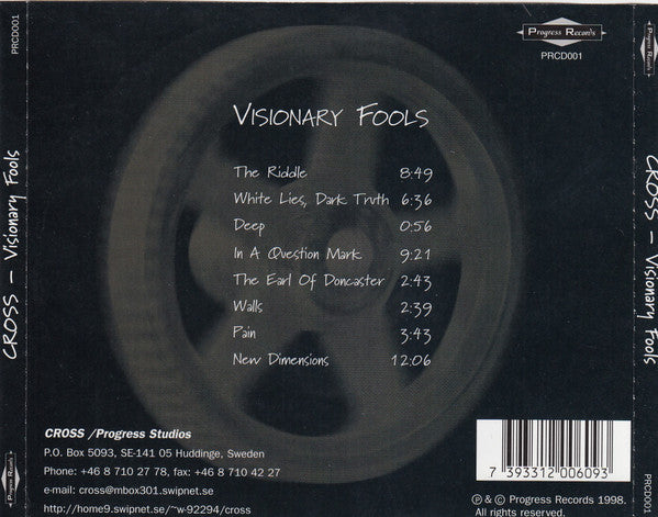 Cross (15) : Visionary Fools (CD, Album)