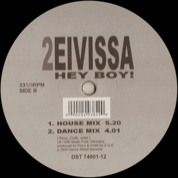 2 Eivissa : Hey Boy! (12", Single)