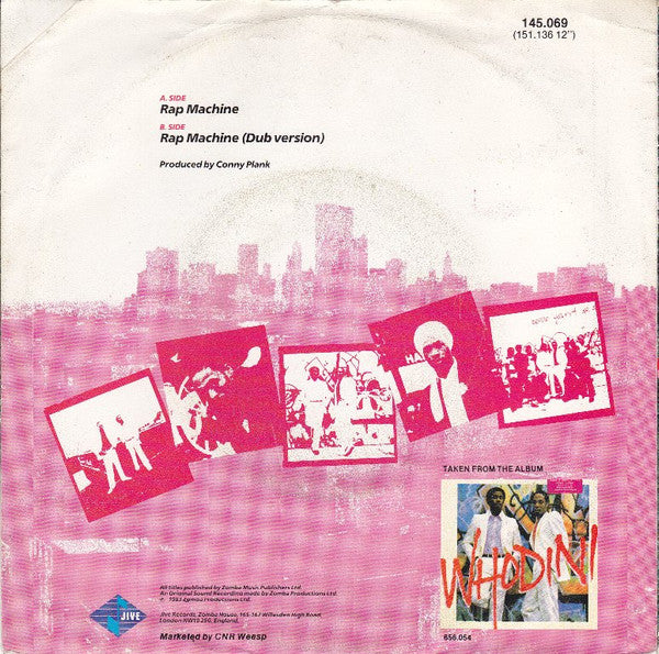 Whodini : Rap Machine (7")