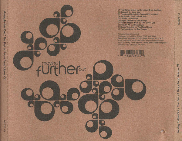Various : Moving Further Out (The Best Of Peace Feast - Volume 01) (CD, Comp)
