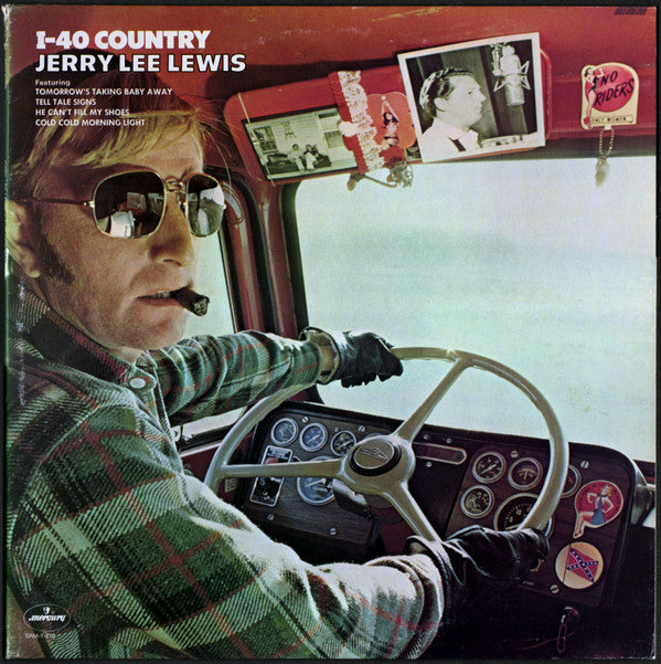Jerry Lee Lewis : I-40 Country (LP, Album, Ter)
