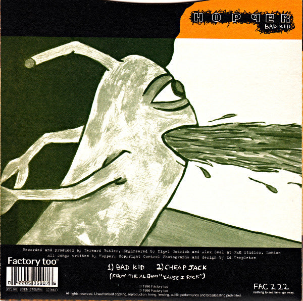 Hopper (5) : Bad Kid (7", Single)