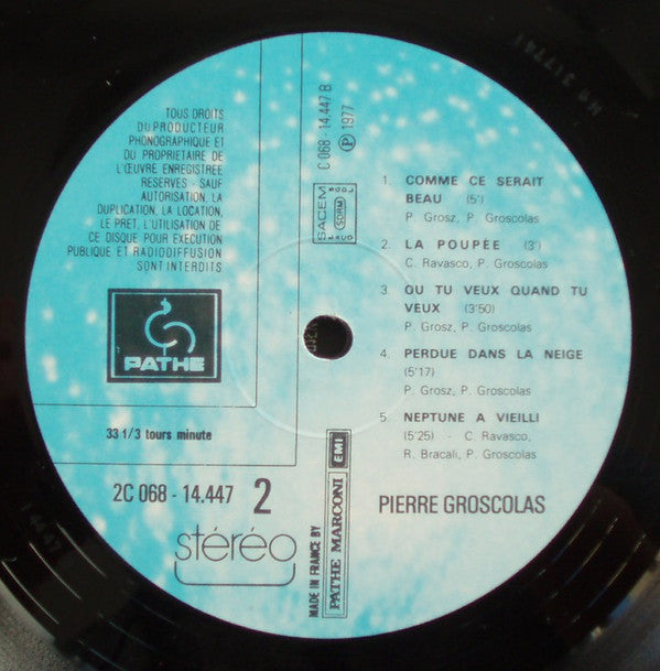 Pierre Groscolas : Groscolas (LP, Album)