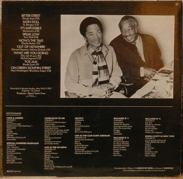 Rhoda Scott + Kenny Clarke : Rhoda Scott + Kenny Clarke (LP, Album)