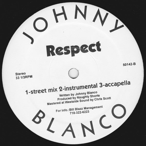 Johnny Blanco : Live From Queens (12")