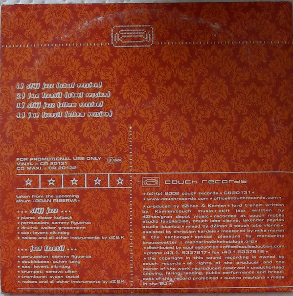 dZihan & Kamien : Stiff Jazz / Ford Transit (CD, Maxi, Promo)