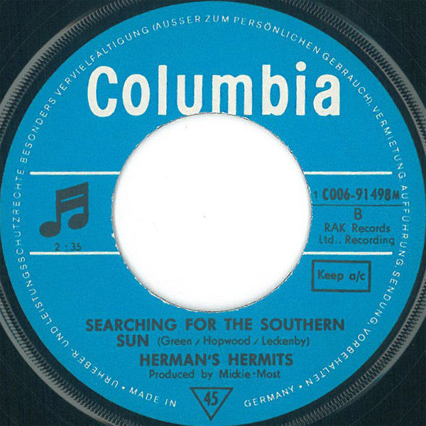 Herman's Hermits : Bet Yer Life I Do (7", Single, Mono)