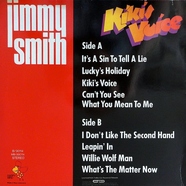 Jimmy Smith : Kiki's Voice (LP)
