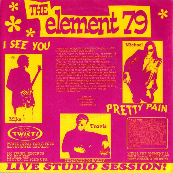 The Element 79 : Upstairs (7", EP, Whi)