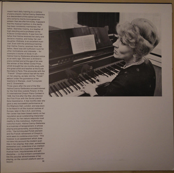 Halina Czerny-Stefańska, Frédéric Chopin, Orkiestra Symfoniczna Filharmonii Narodowej, Witold Rowicki : Chopin Polonaisen (2xLP, Album)