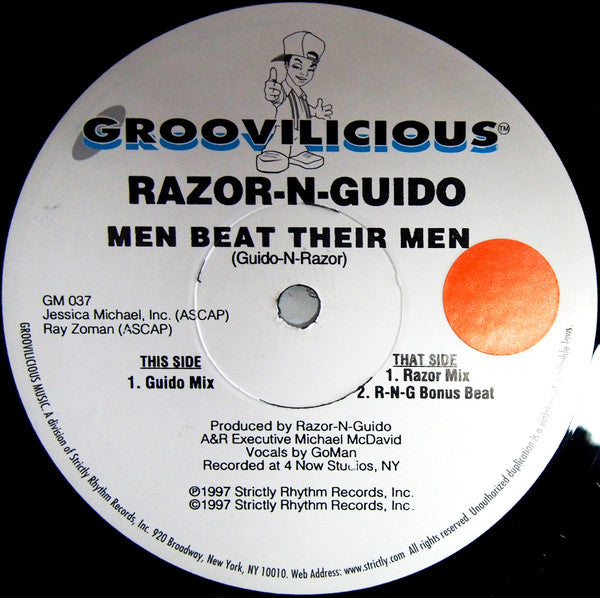 Razor N' Guido : Men Beat Their Men (12")