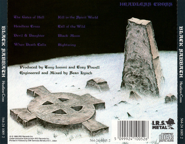 Black Sabbath : Headless Cross (CD, Album)
