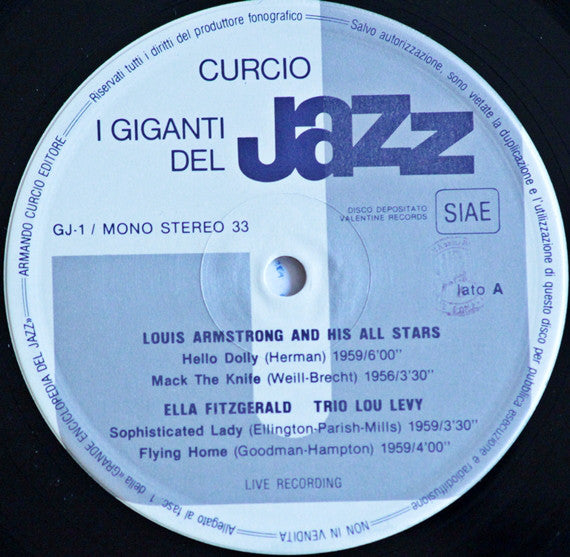 Various : Jazz Giants (2xLP, Comp)
