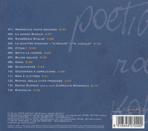 Rhapsodija Trio : Poetical Roentgen Kabinet (CD, Album)