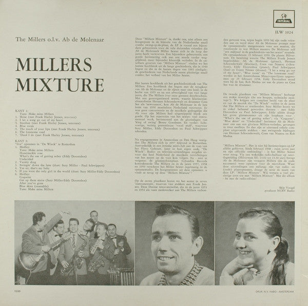 De Millers o.l.v. Ab de Molenaar : Millers Mixture (LP)