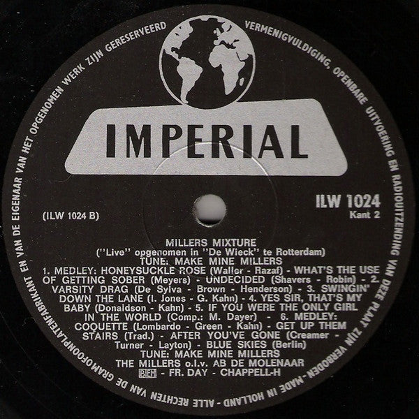 De Millers o.l.v. Ab de Molenaar : Millers Mixture (LP)